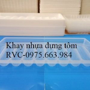 Khay Nhựa Đựng Tôm 10 Con